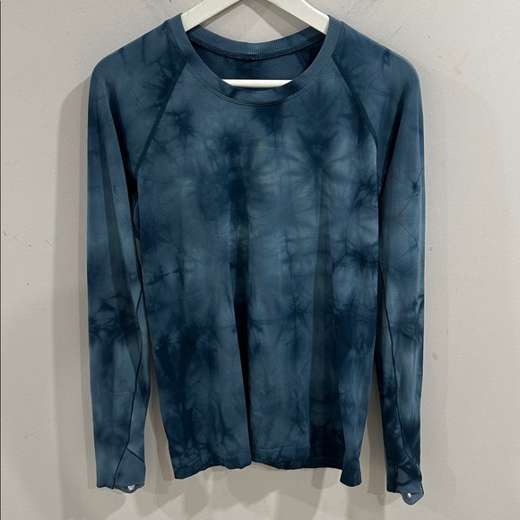 lululemon athletica Tops - lululemon athletica Navy Tie-Dye Sweatshirt 8